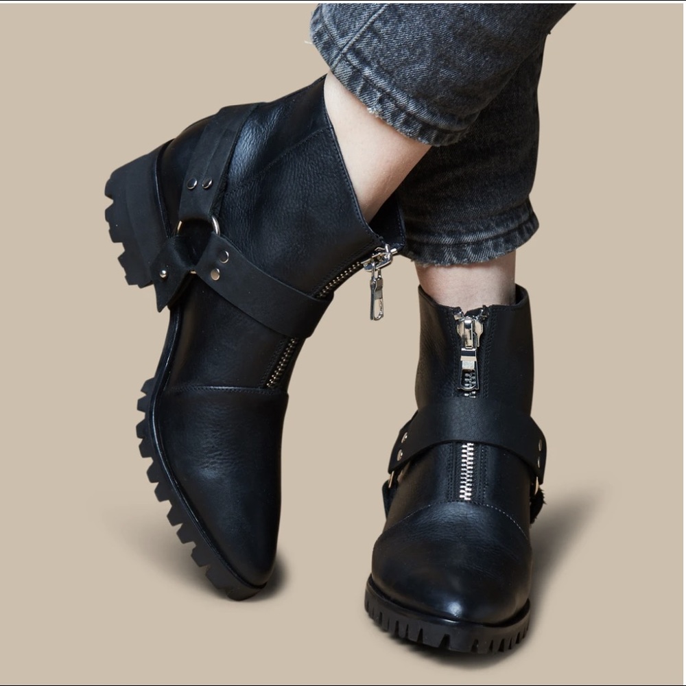 Breaking Hearts & Burning Rubber Moto boots
